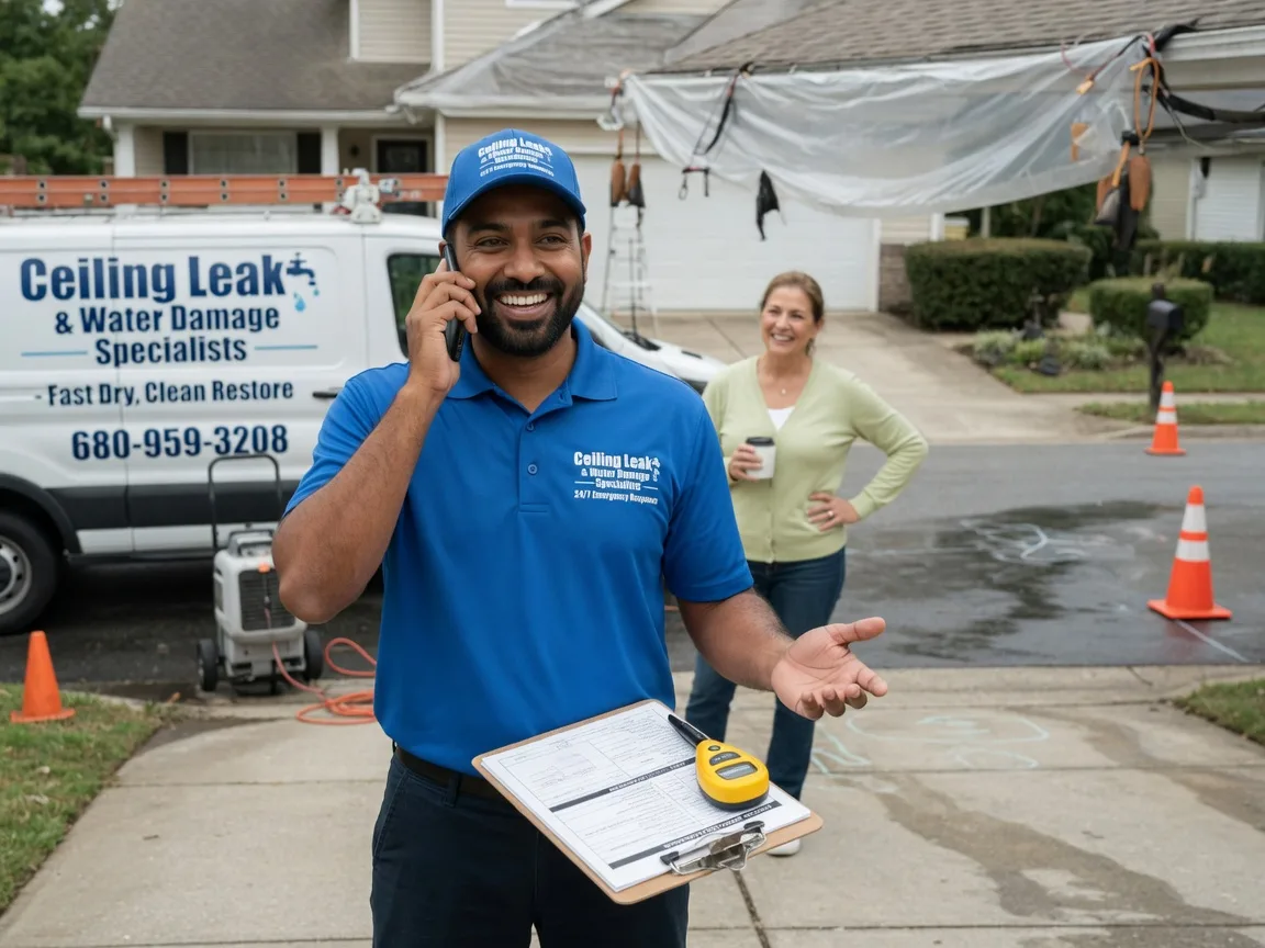 Ceiling Leak Cleanup Sac City, IA FAQs